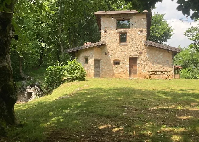 Il Roccolino- Antica Casa Nel Bosco Daire Tavernole sul Mella fotoğrafı