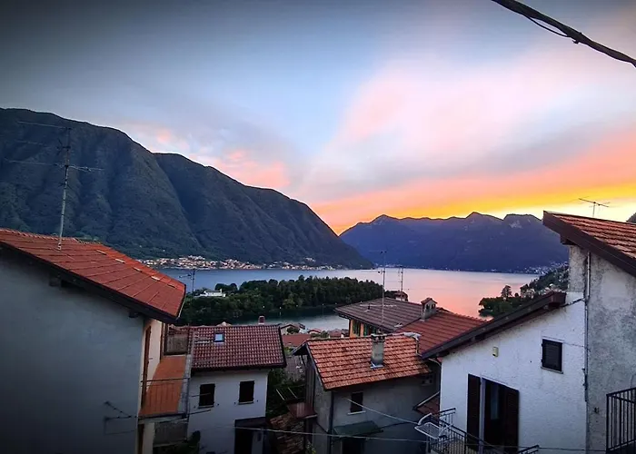 欧苏西奥Casa Marlene Quadrilocale Con Vista Isola Comacina别墅照片